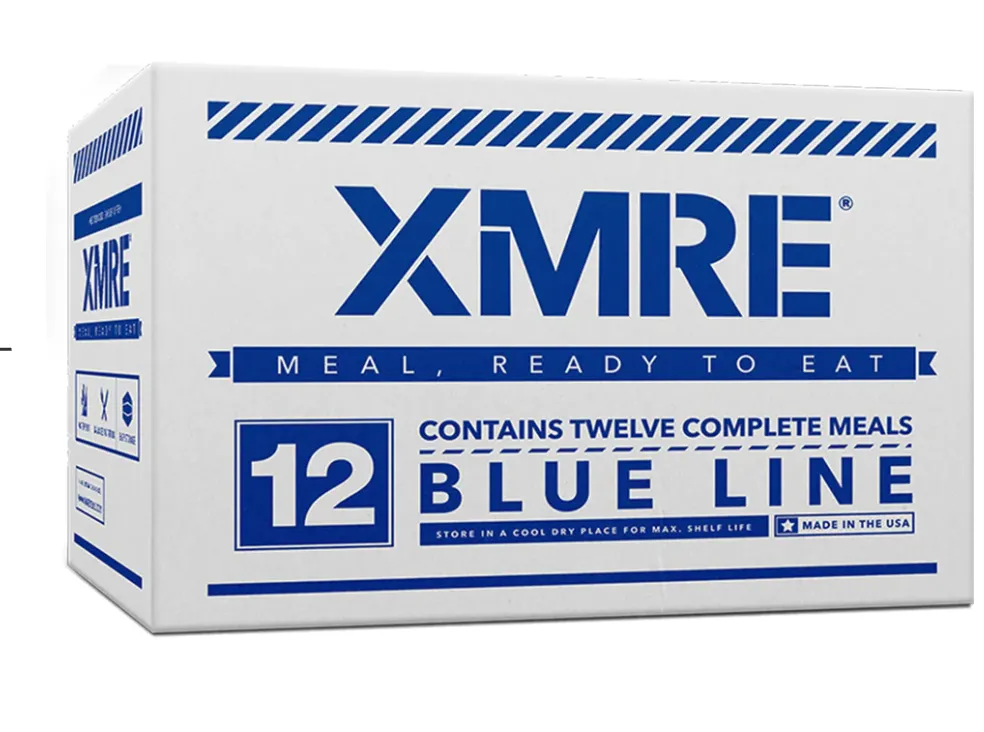 XMRE Blue Line -  Meals Ready to Eat - CASE OF 12FRH