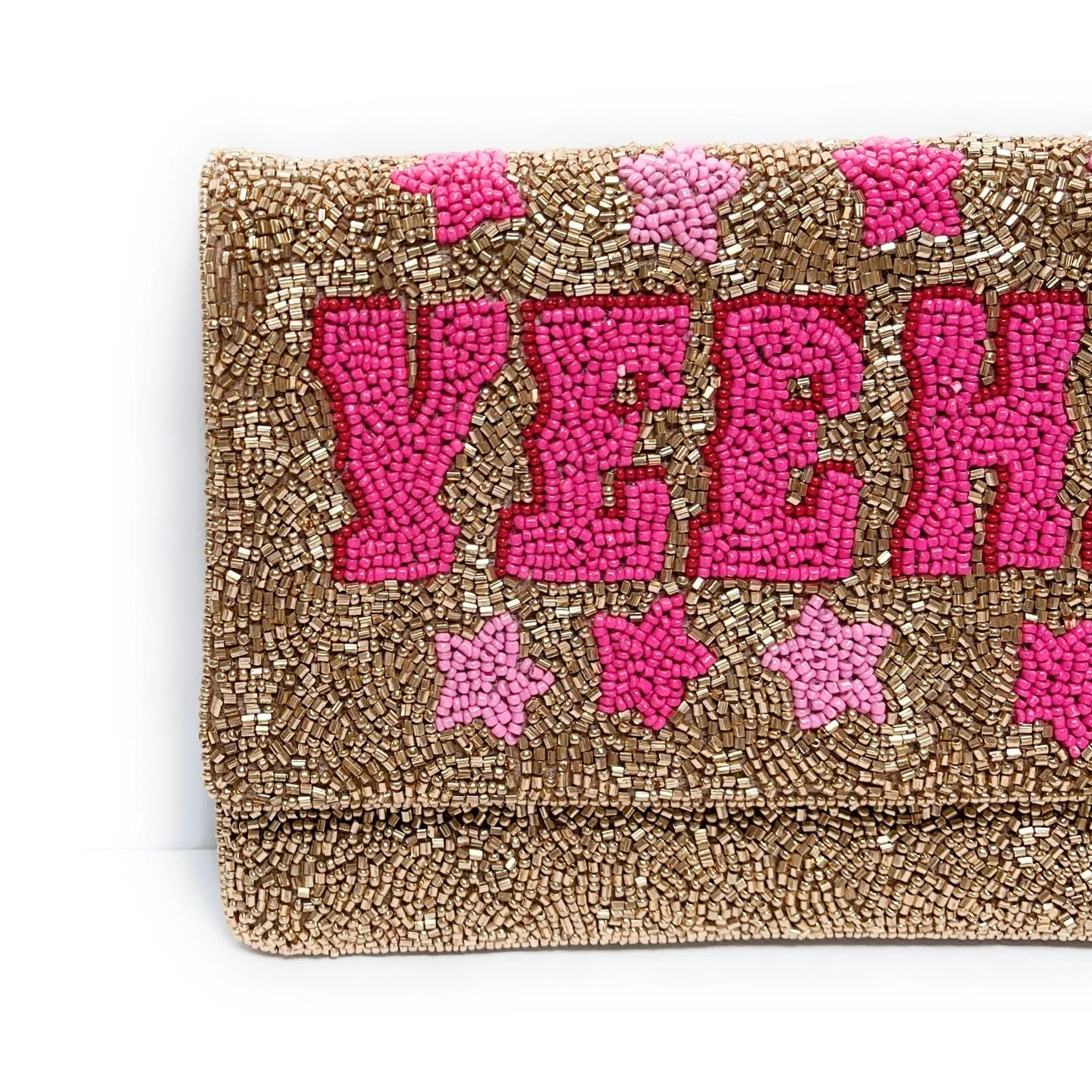 Yeehaw Beaded Clutch Purse