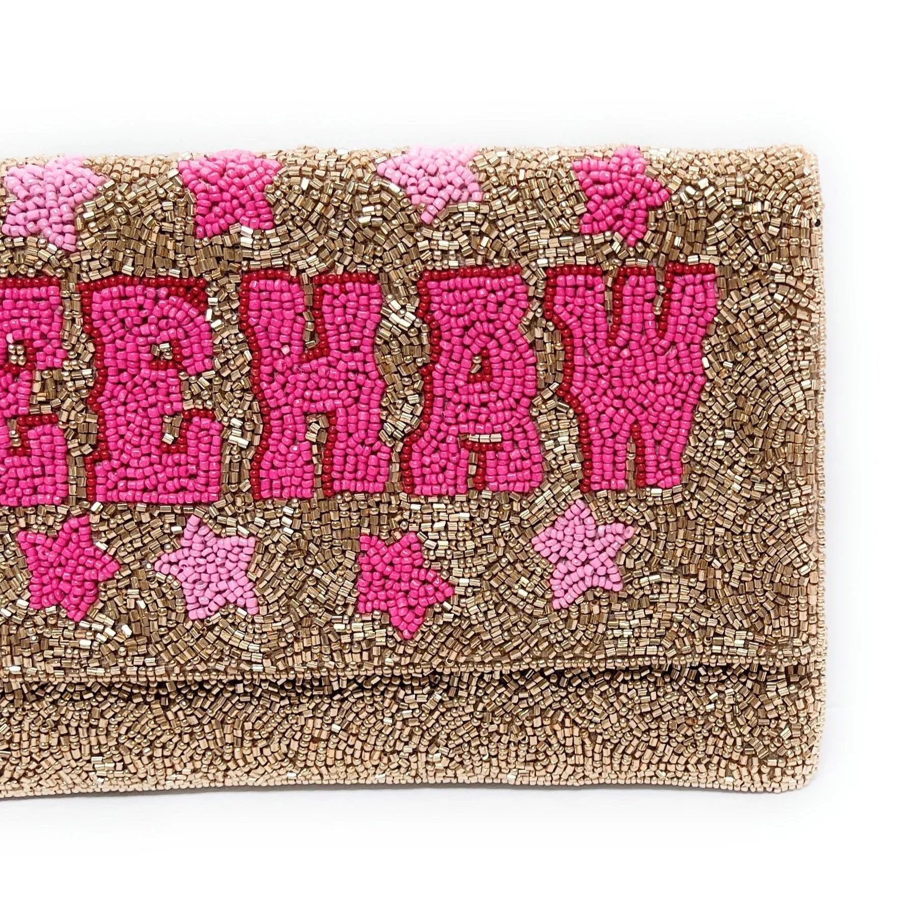 Yeehaw Beaded Clutch Purse