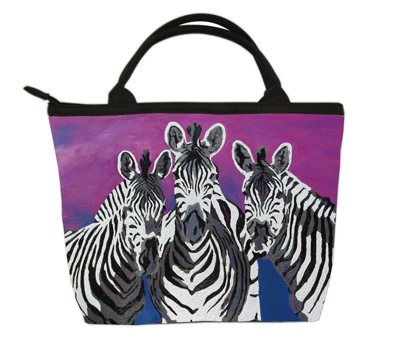 Zebra Kitten Purse - Family