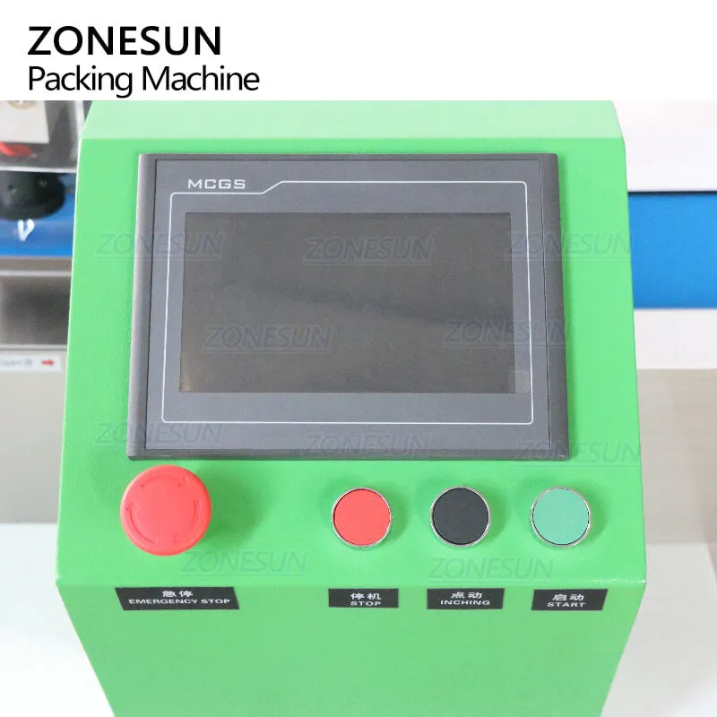 ZONESUN ZS-ZB350X Automatic Servo Motor Toilet Soap Cookie Candy Horizontal Pillow Flow Packing Machine