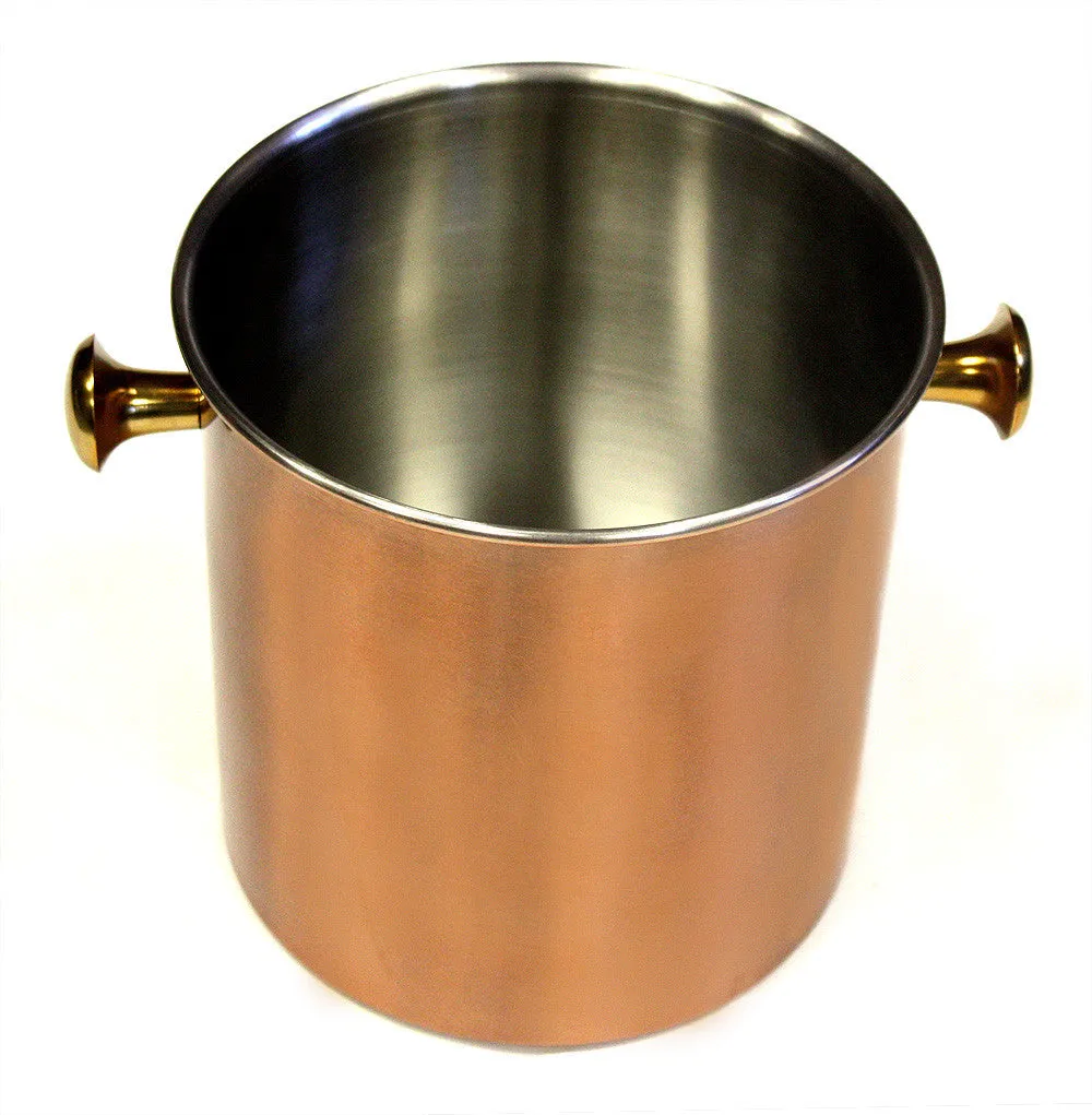 ZUCCOR Stainless Steel Copper Plated Ice Bucket